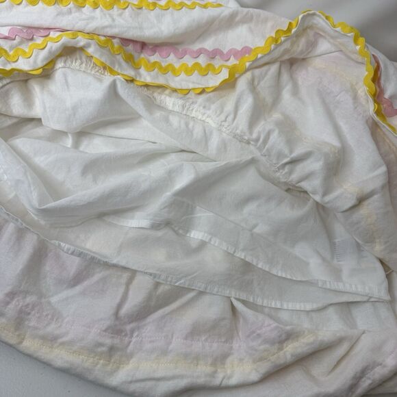 Lisa Marie Fernandez x Target Dress XXS Boho Ric Rac Flare Oversized Coquette - Picture 8 of 11